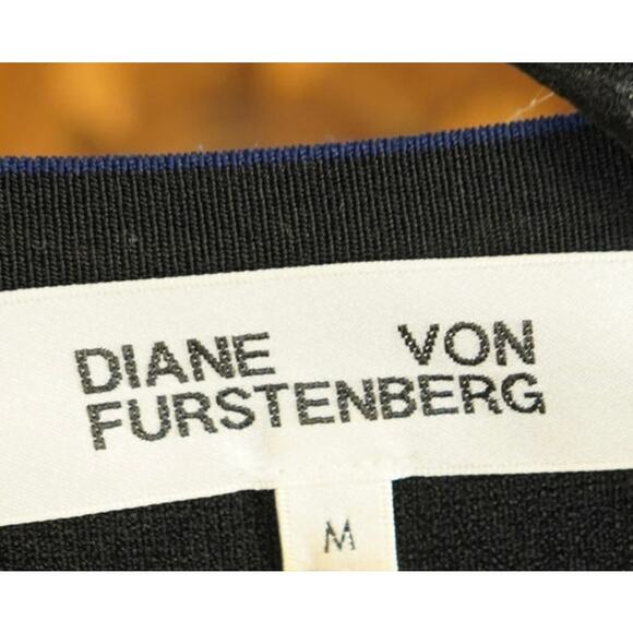 Diane von Furstenberg V Neck Wrap Francine Dress Multicolor Womens Size Medium - Picture 7 of 9